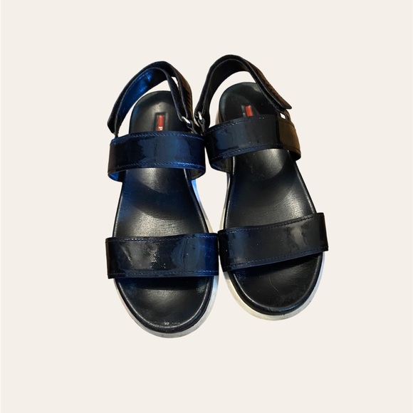 Prada Patent Leather Sandals - Picture 1 of 5